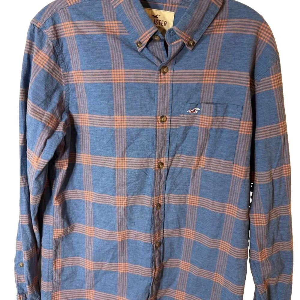 Hollister Men’s Size Small Colorful Long Sleeve Button-Down Shirt